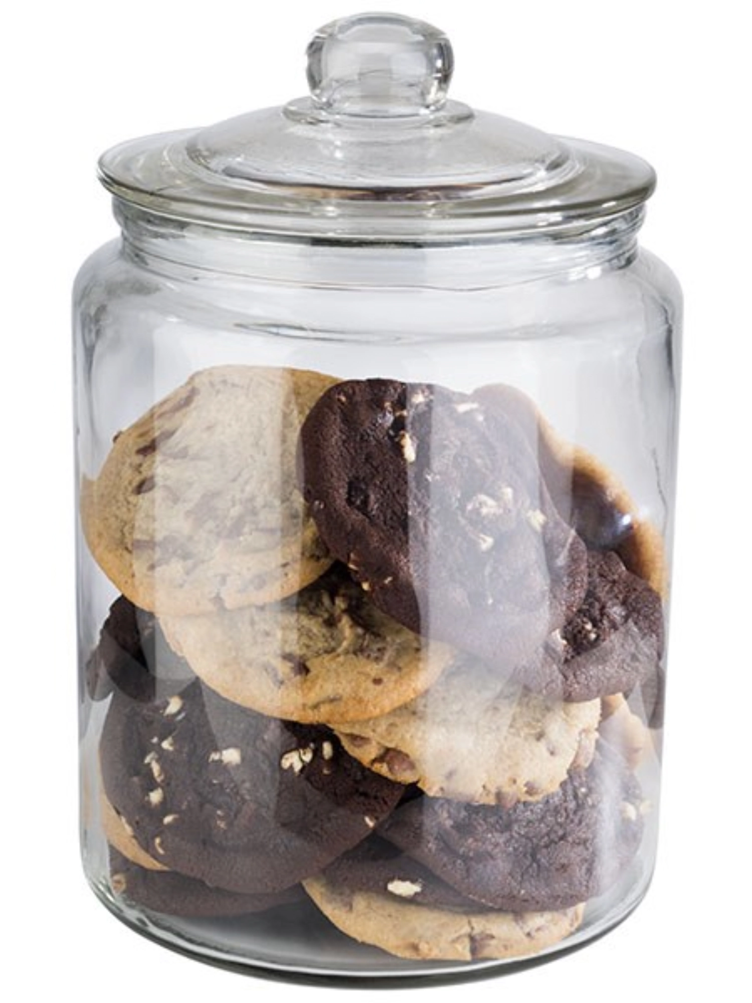 Pot en verre avec couvercle