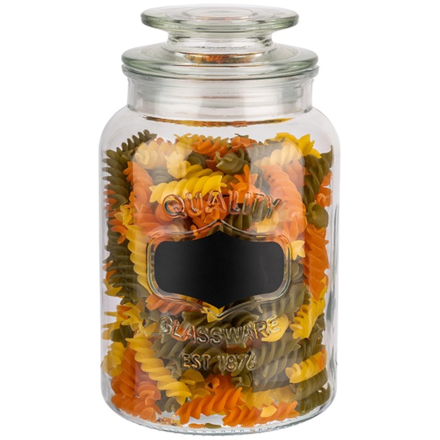 Canister verre à provisions D11.5cm H19.5cm 1.2lt.