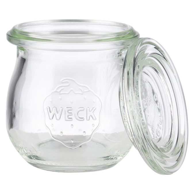 12er Set Weck-Glas mit Deckel, D5.5cm H6cm Mini-Tulpenf