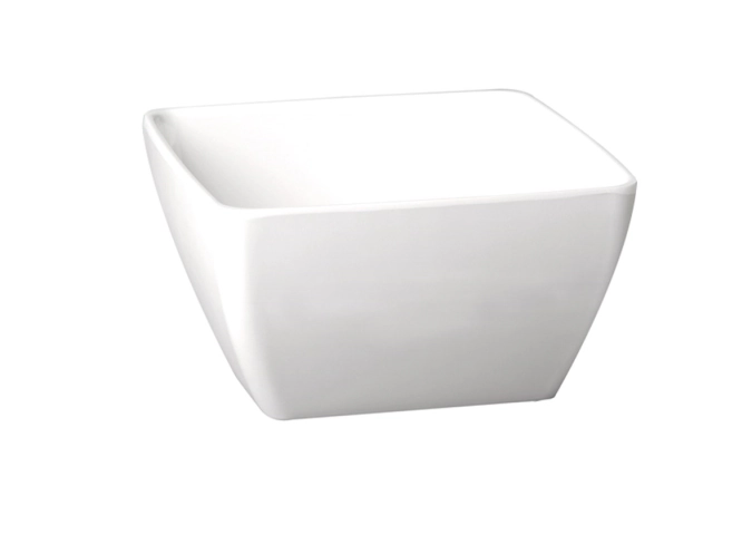 Saladier pure 25x25cm, h12cm, blanc
