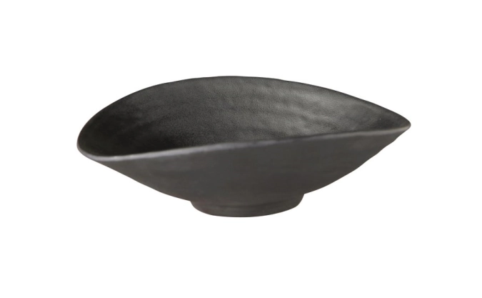 Schale, gross Serie ZEN, ca. 17.5x15.5x5.5cm, schwarz