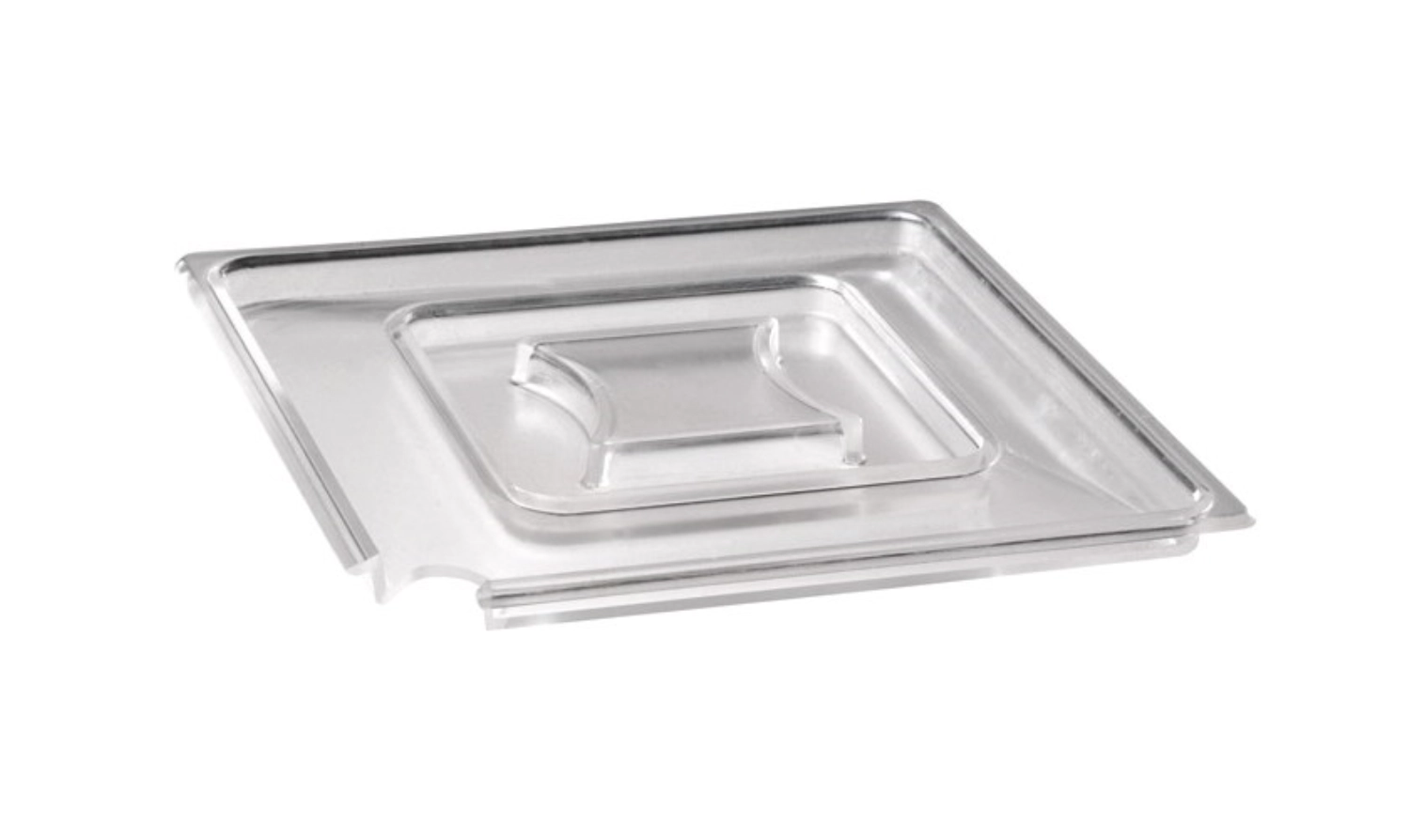 Deckel FLOAT 19x19cm H1.3cm, mit Löffelaussparung