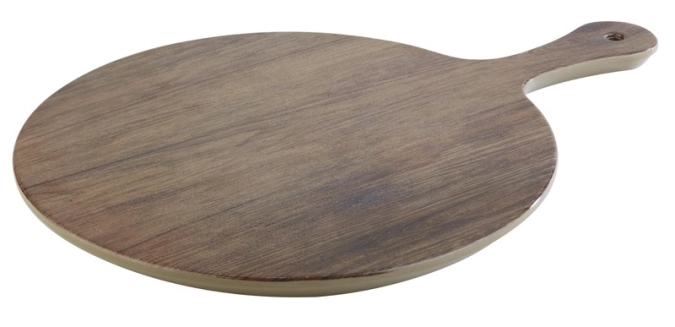 Tablett Oak rund D30cm mit Griff