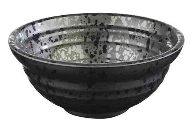 Schüssel Glamour, schwarz, Melamin, 0.25l, D12cm, H5cm