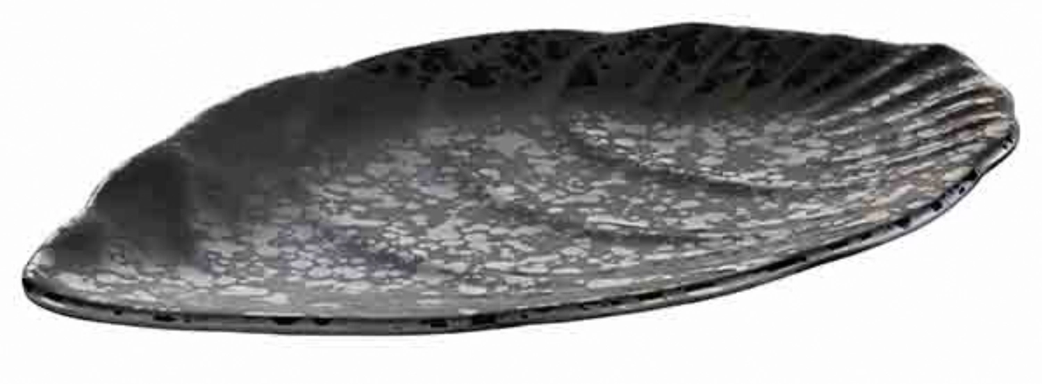 Tablett Glamour, schwarz, Melamin 15.5x25 cm