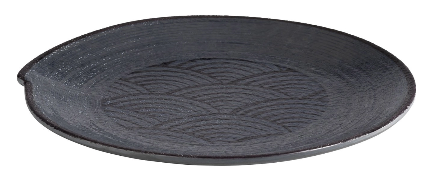 Teller DARK WAVE D22cm H2cm