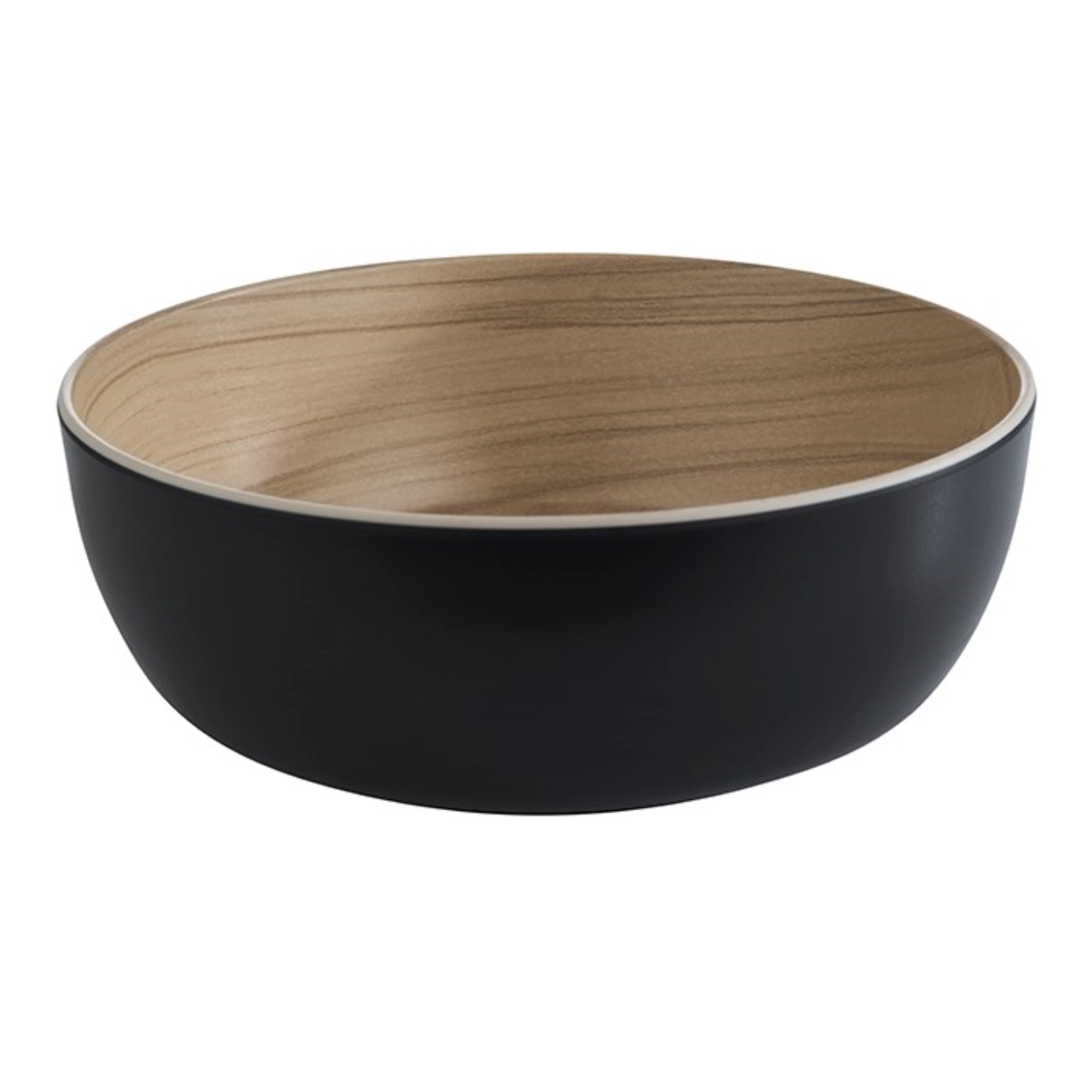 Schale FRIDA D21.5cm, H7.5cm, schwarz
