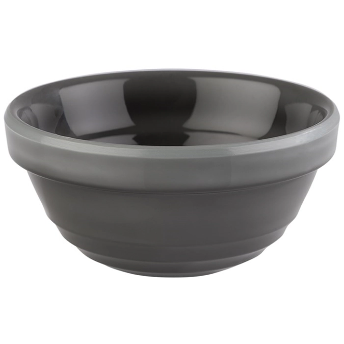 Schale EMMA D7.5cm H3.5cm Melamin grau