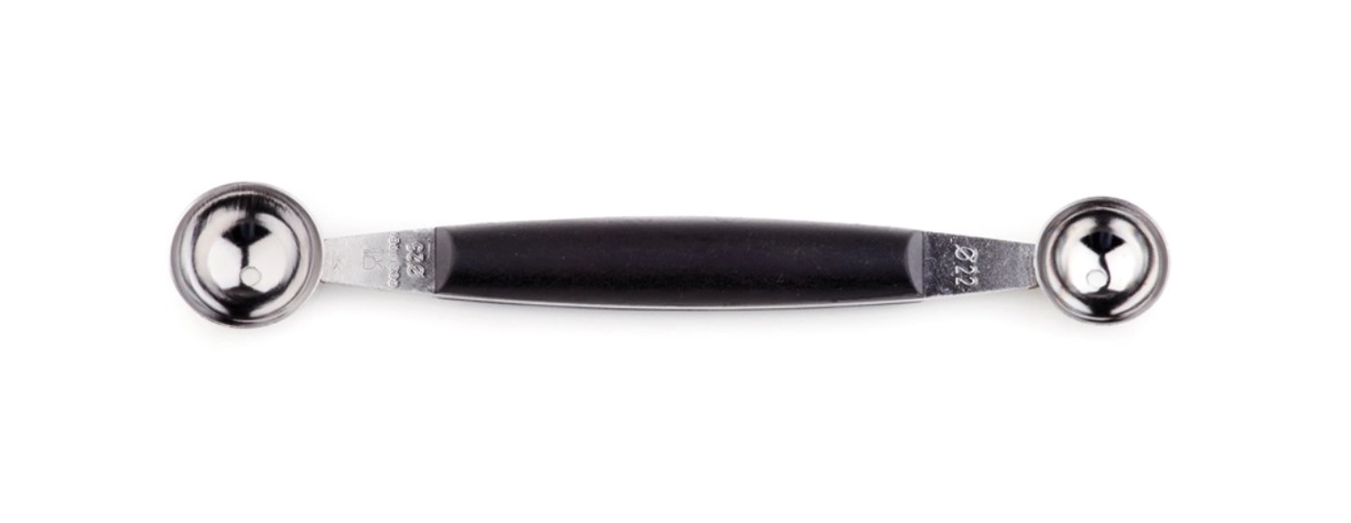 Kugelausstecher doppelt, D2.2 u. 2.5cm, L16.5cm