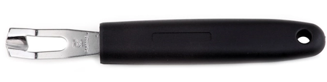 Couteau zesteur cannelé