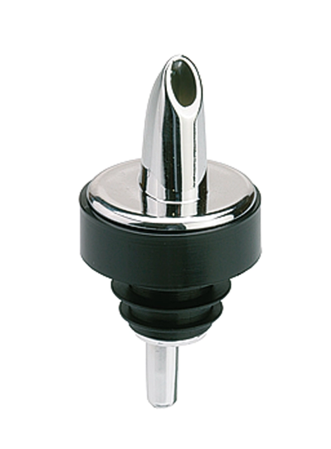 6 Giesser, chrom, Länge ca. 8cm