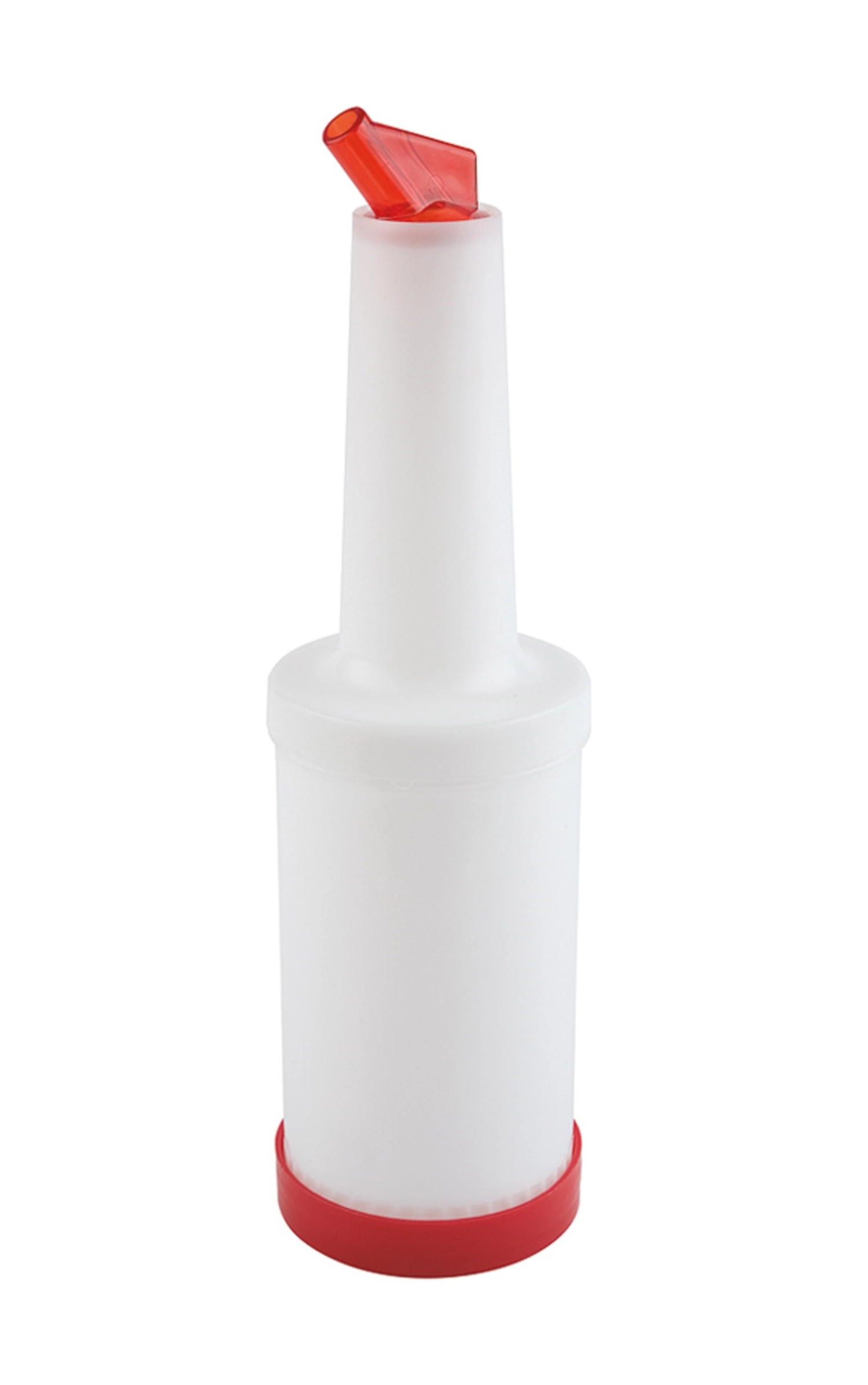 Dosierflasche mit Ausgiesser klar 1lt.