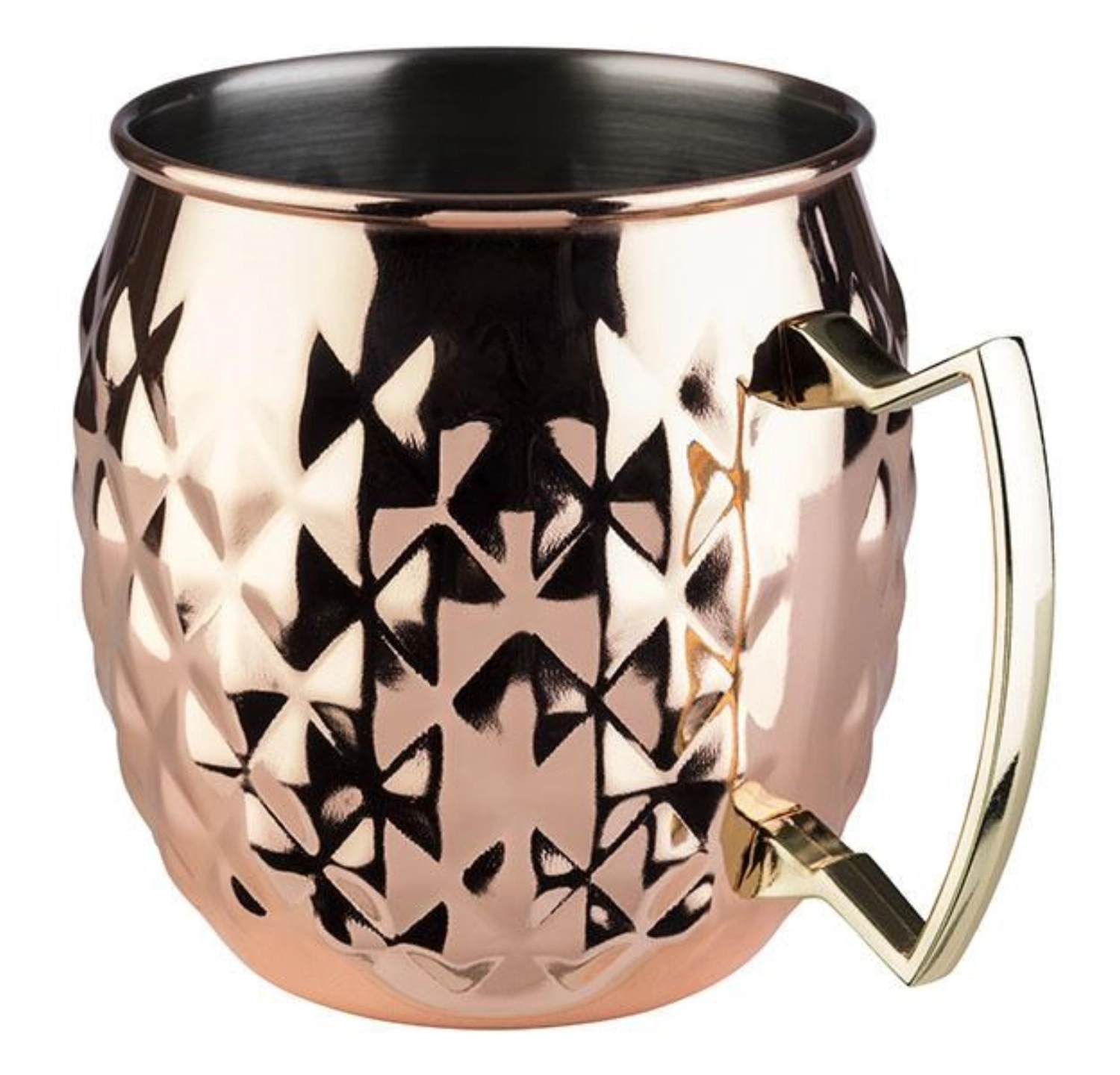 Mug Moscow Mule Kupfer Look glänzend D9,5cm H10cm