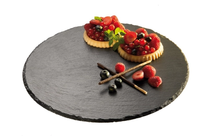 Tortenplatte/Servierplatte drehbar D32cm, H2,5cm