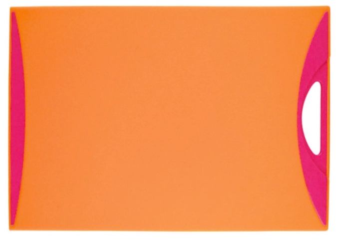Kleon Schneidebrett orange/fuchsia 37x25.5cm