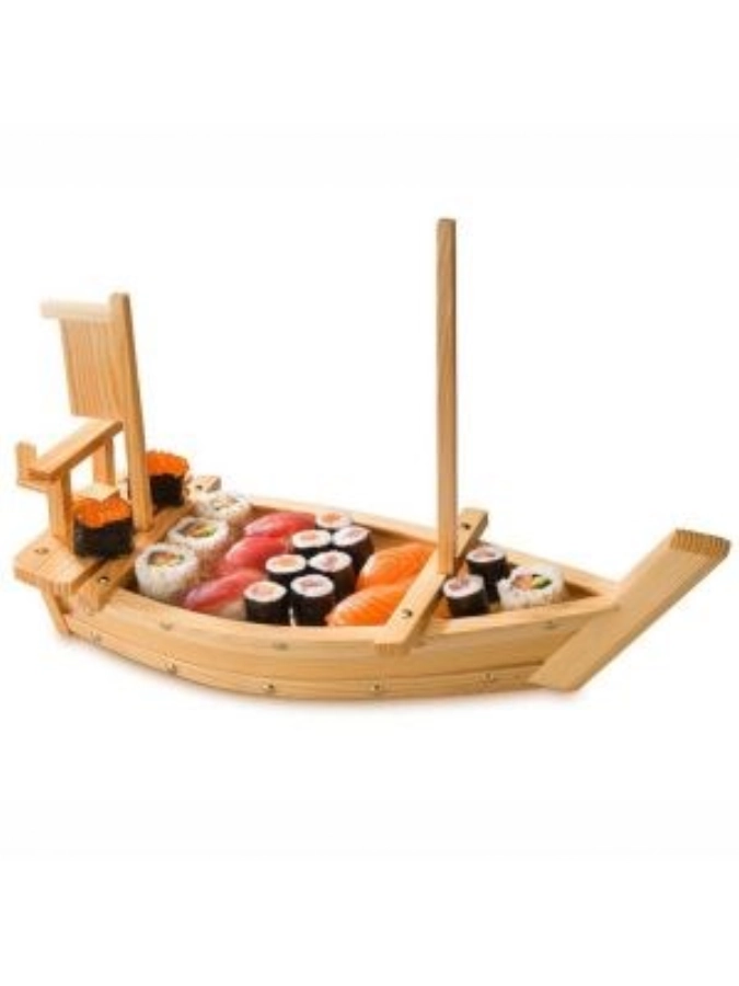 Bateau de présentation Sushi 70x25.5cm H45cm
