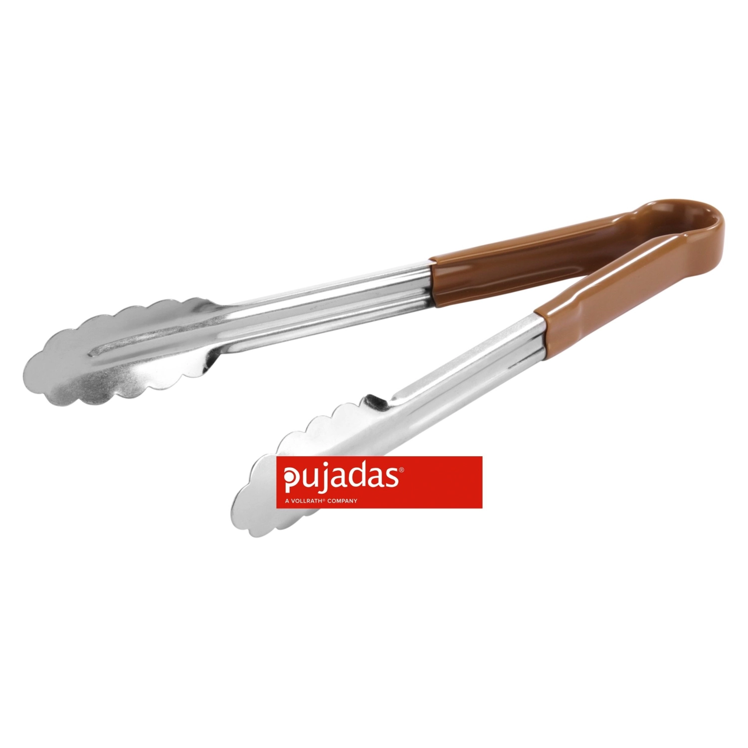 Pince buffet manche marron30cm