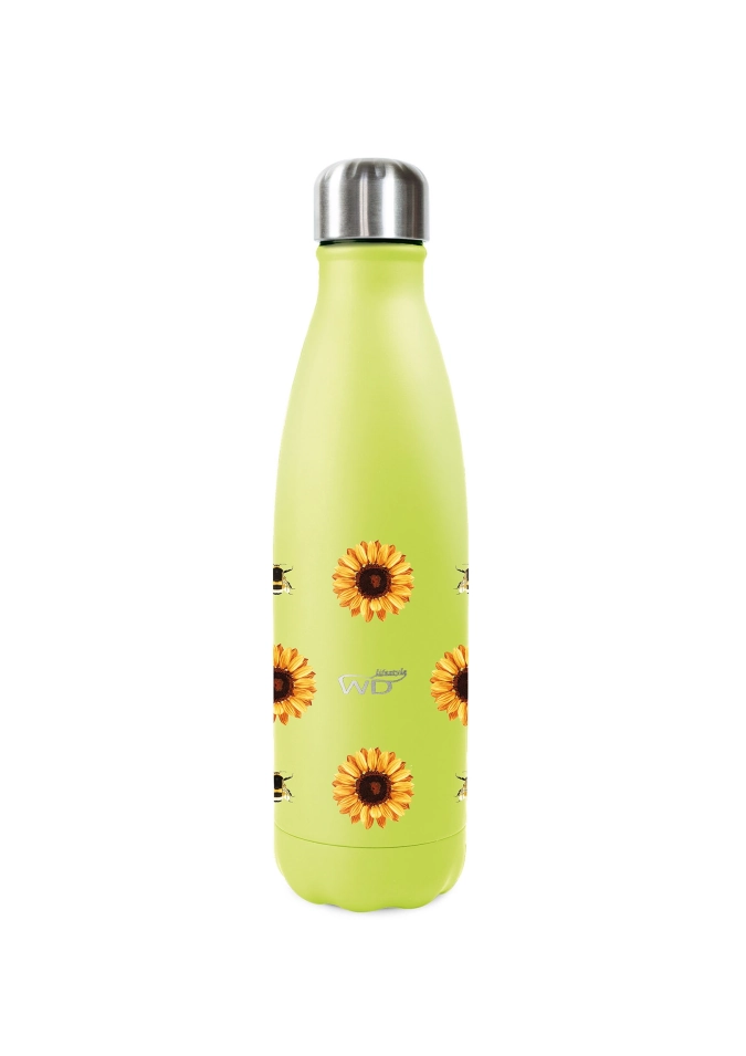 Isolierflaschen doppelw. 500ml, Sonnenblumen
