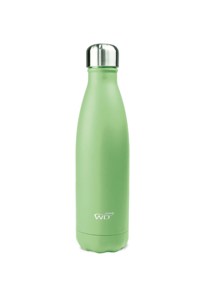 Bouteille isotherme double 500ml, vert clair