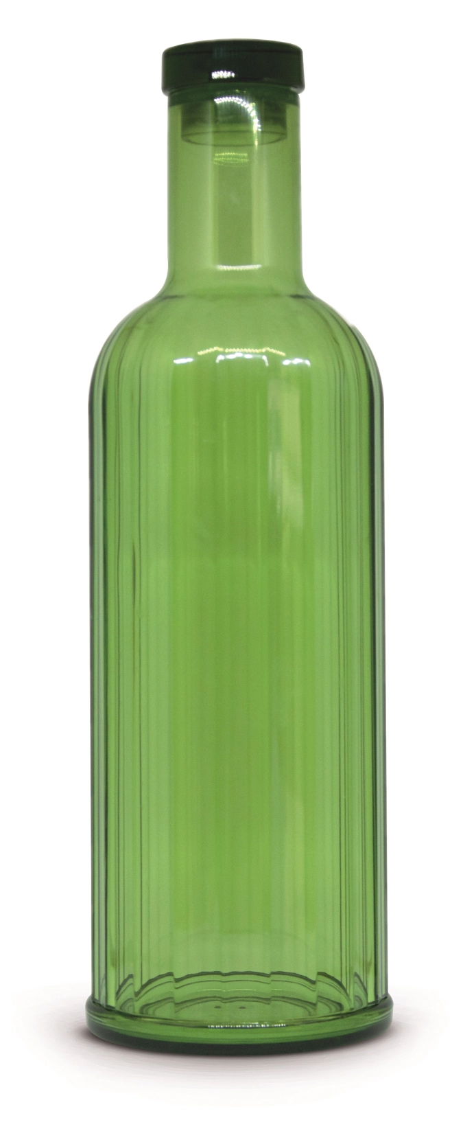 Flasche aus Acryl 1lt., grün