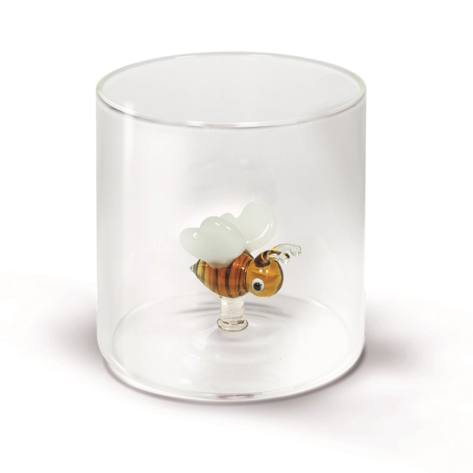 Glas aus Borosilikat 250ml Biene
