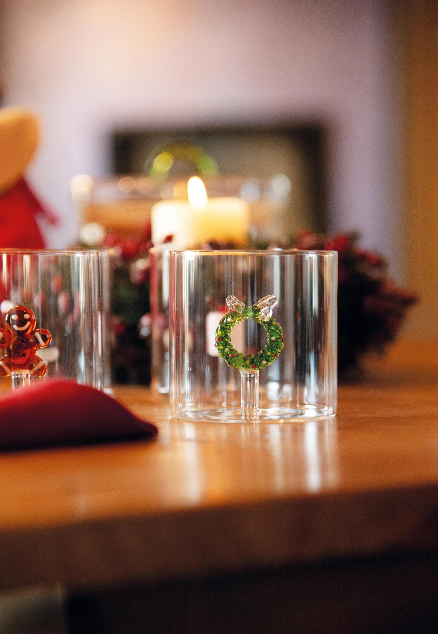 4 verres en borosilicate 250 ml 1.0 décoration de noël