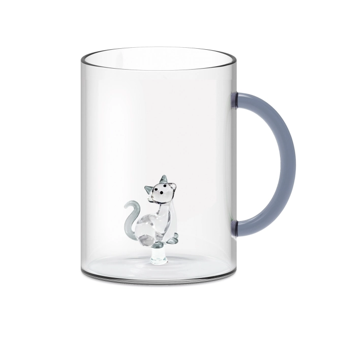 Gobelet en verre borosilicaté 420 ml chat