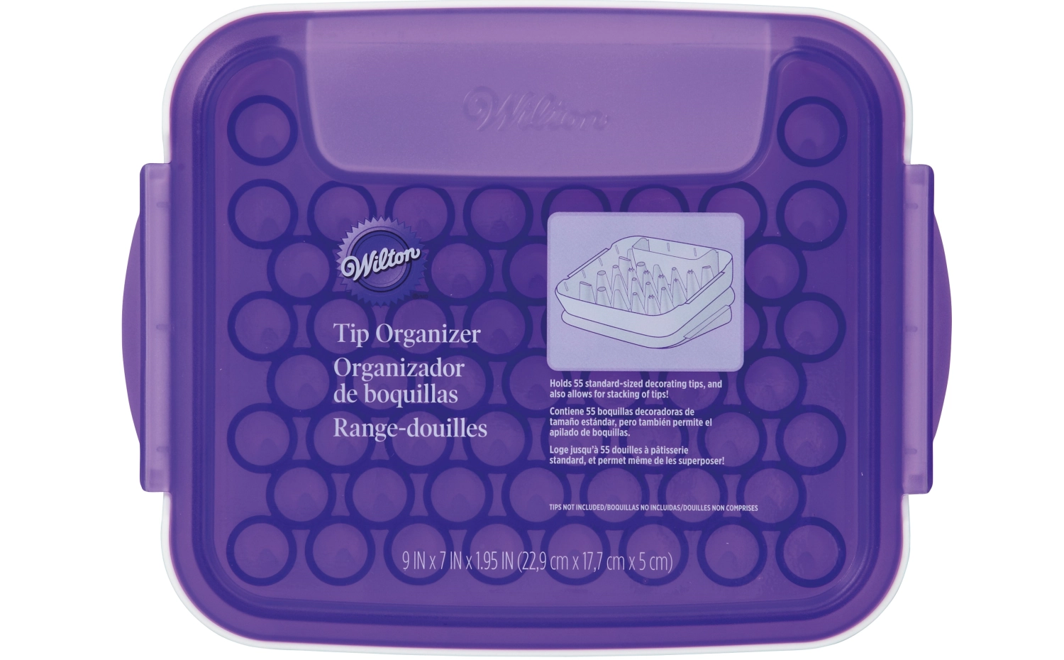 Wilton boîte de rangement douilles