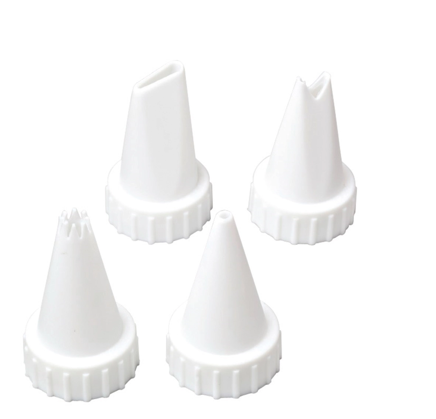 Set de 4 douilles pour icing et tubes de gel