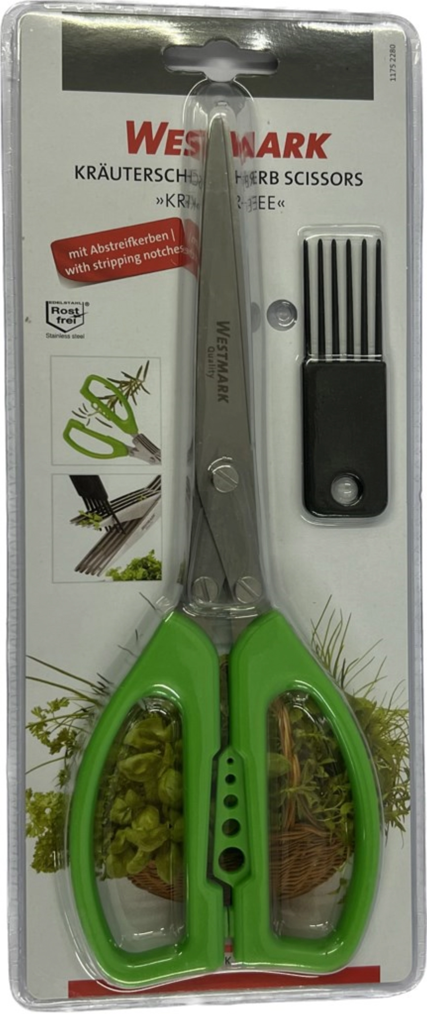 Kräuter-Fee Kräuterschere mit Kämmchen