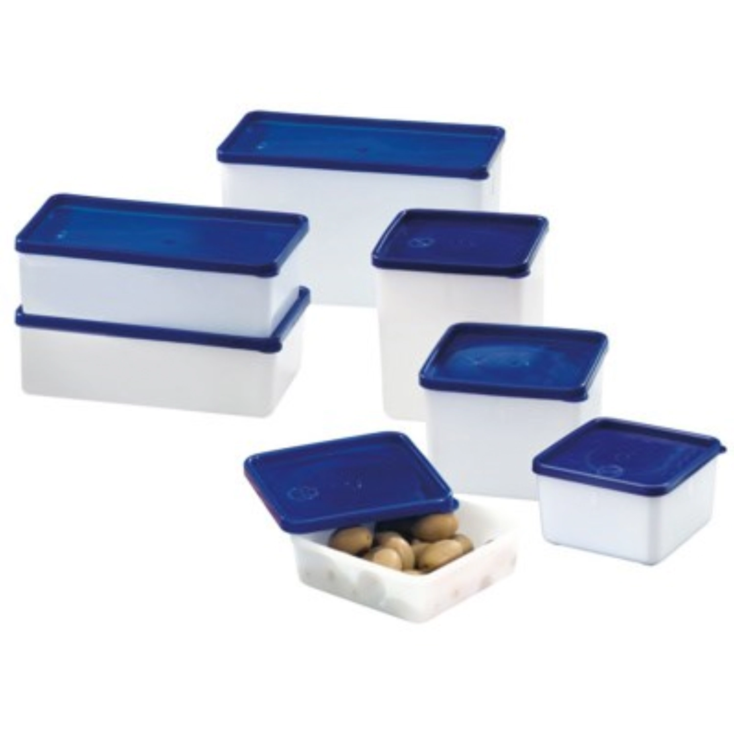 Lot de 4 boîtes de congélation Trio