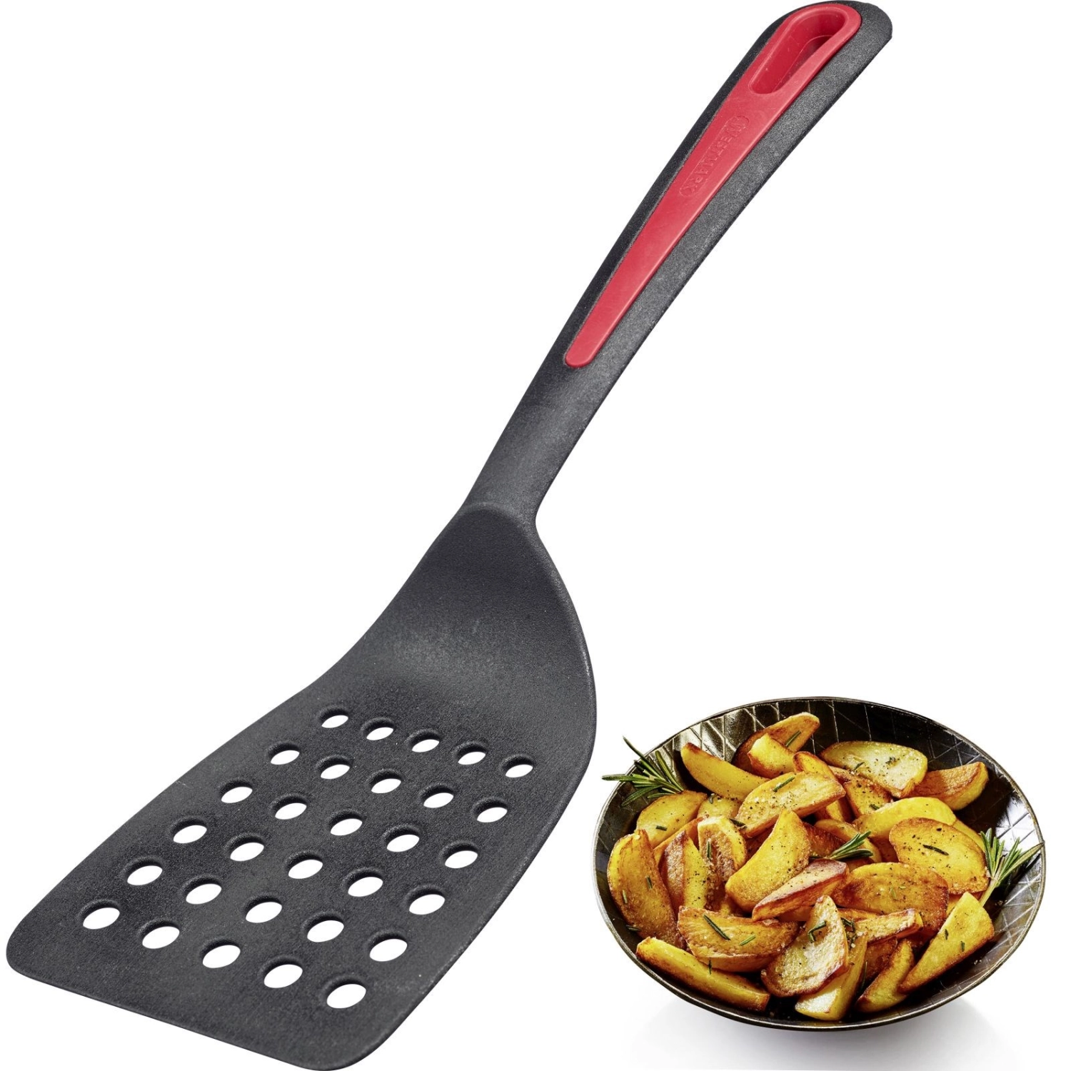 Spatule gallant avec grand manche perforé