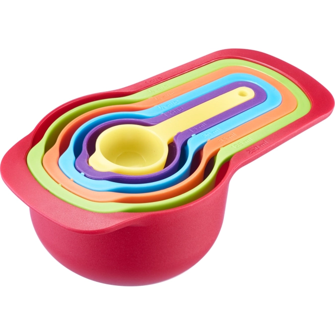 6er Set Matroschka Messlöffel