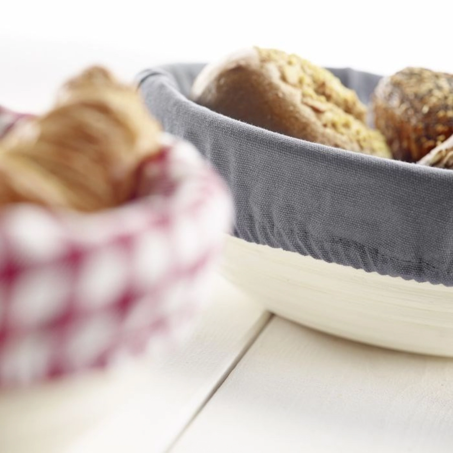 Bezug für Korb rund klein