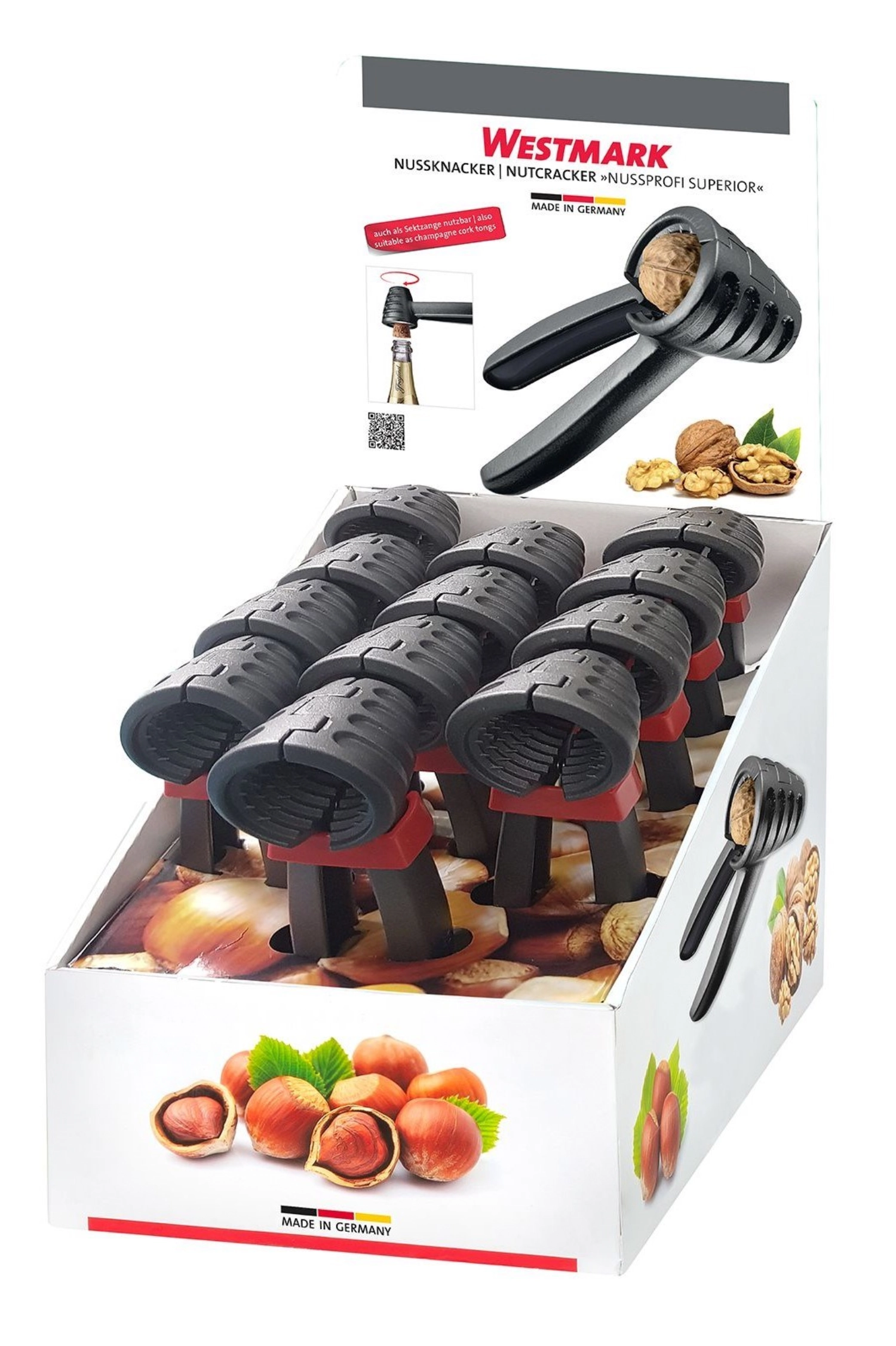 Présentoir 12 pcs. casse-noix westmark nussprofi