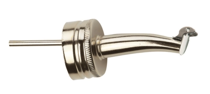 4 Becs Verseurs Inox Pour Bouteilles + 4 Bouchons Liège - Pour Huile, Spiritueux, Vinaigre - Système Freeflow