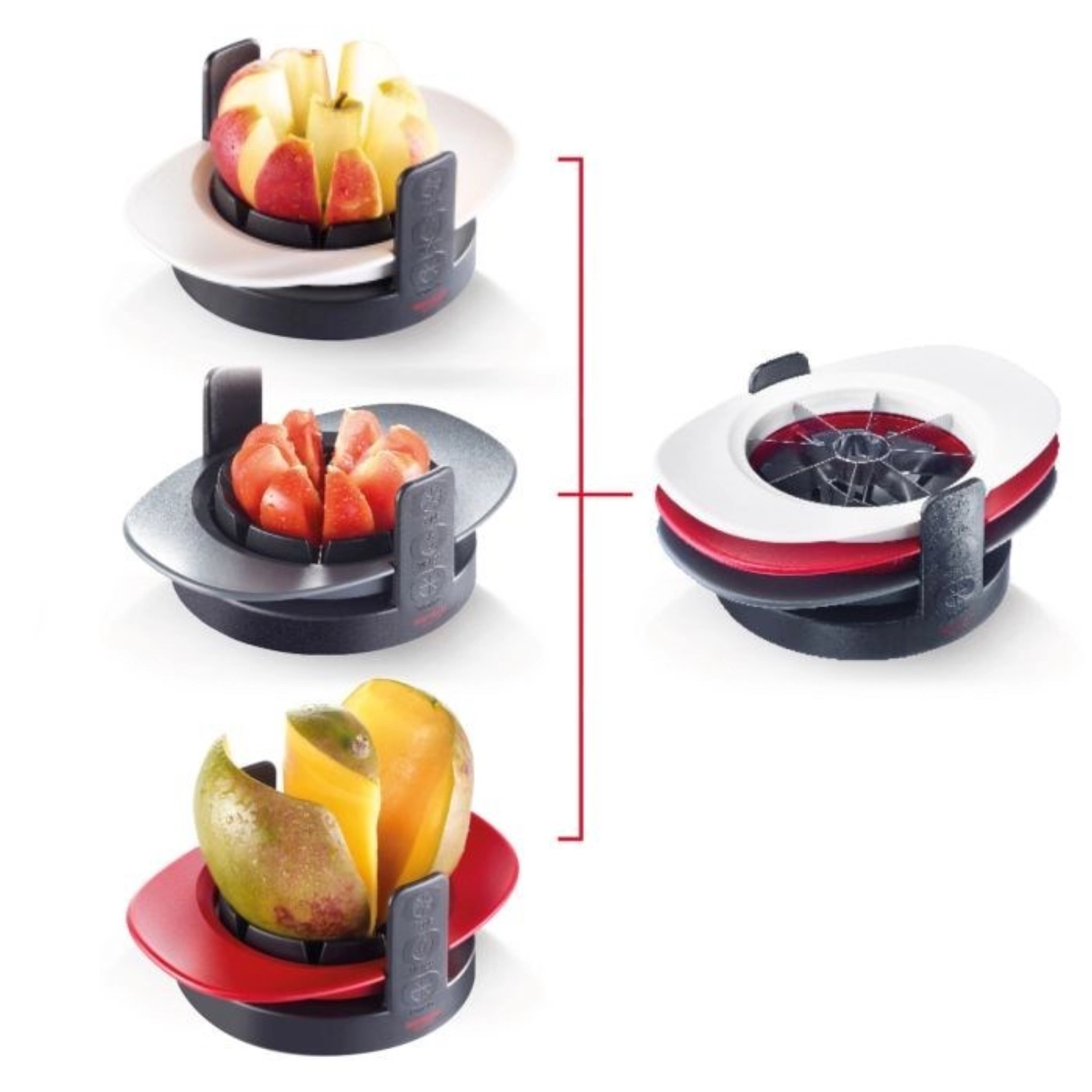 Tutti Frutti Apfel-, Tomaten-, Mangoteiler