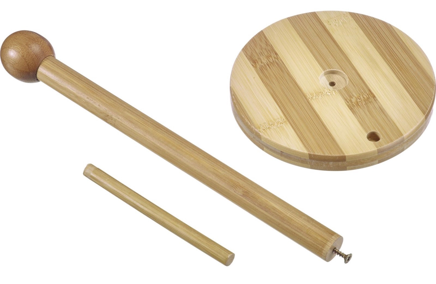 Porte-rouleau de cuisine en bambou