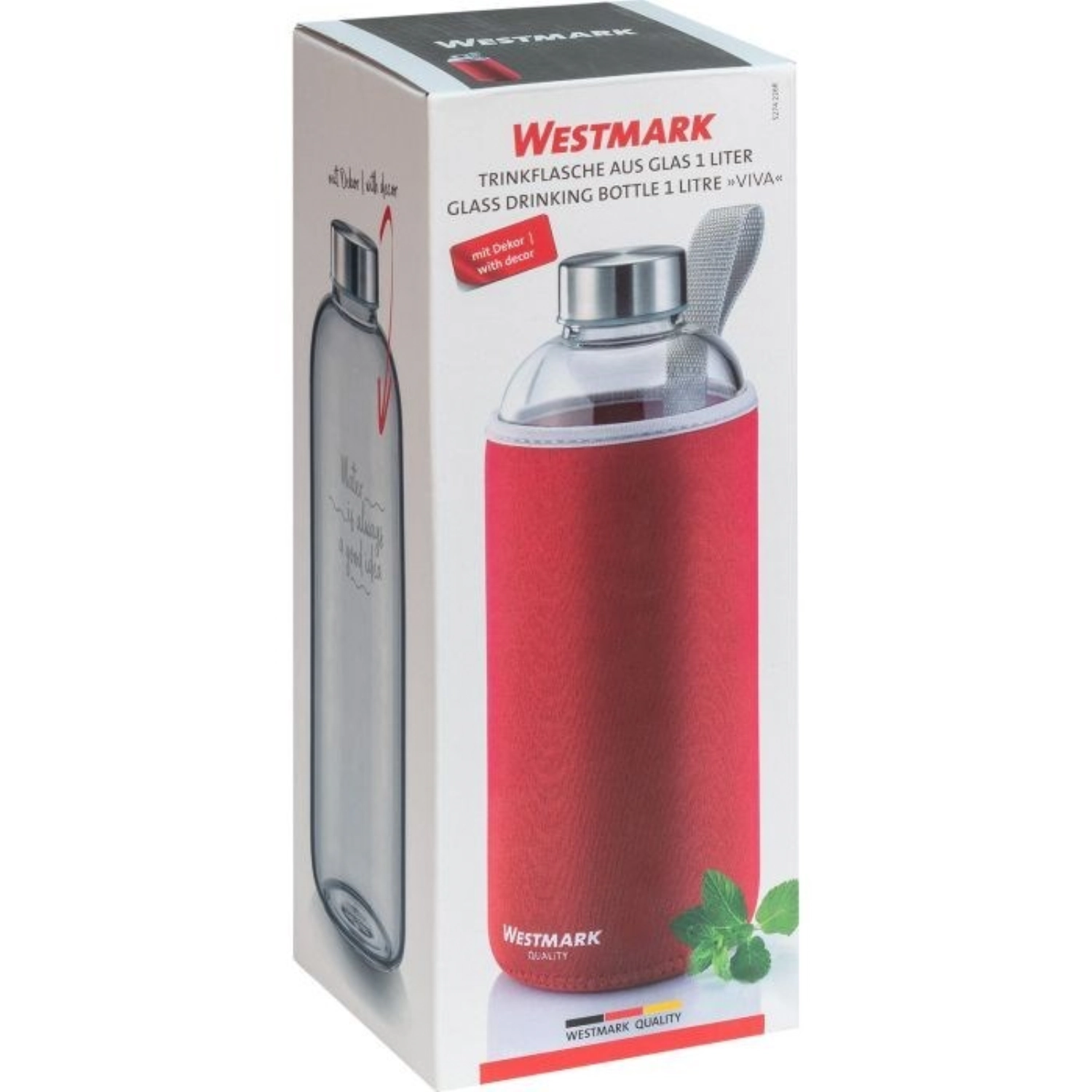 Gourde ´viva´, 1000 ml, rouge