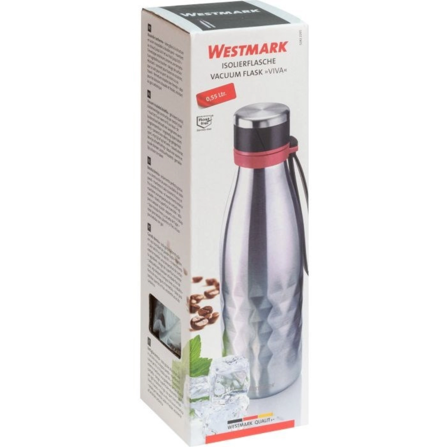 Bouteille isotherme ´viva´, 550 ml, argenté