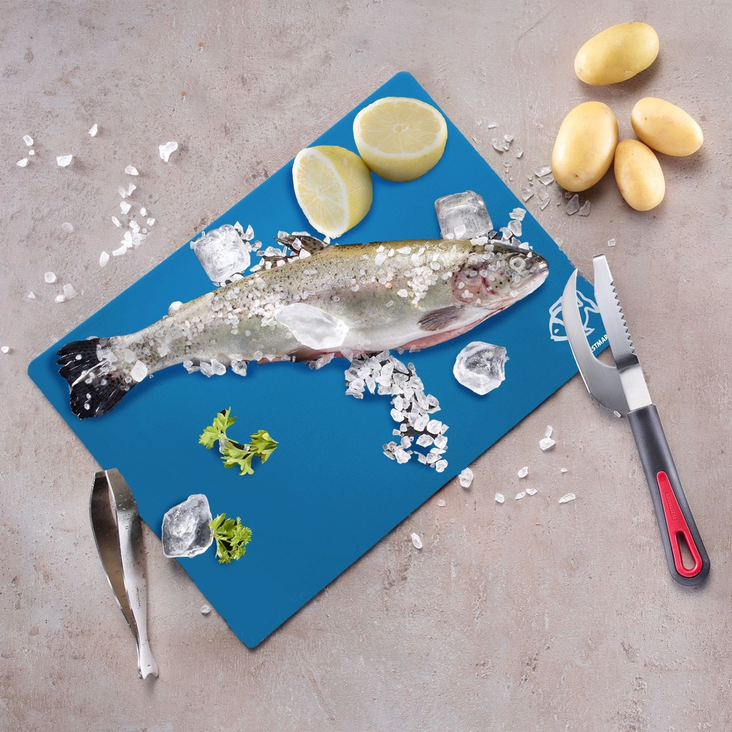 Set de 4 tapis à découper practico