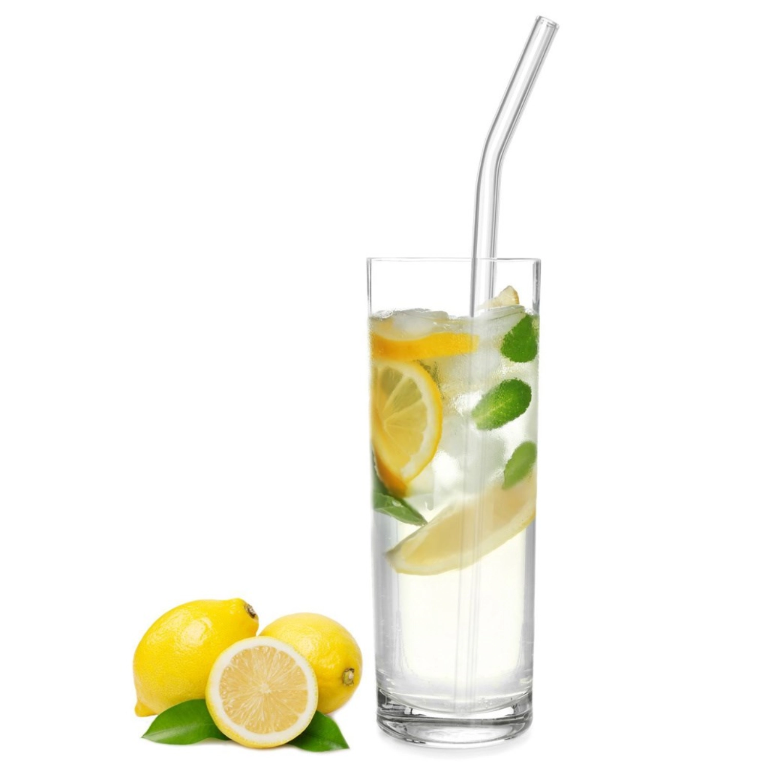 6er Set Trinkhalme inklusive Reinigungsbürste