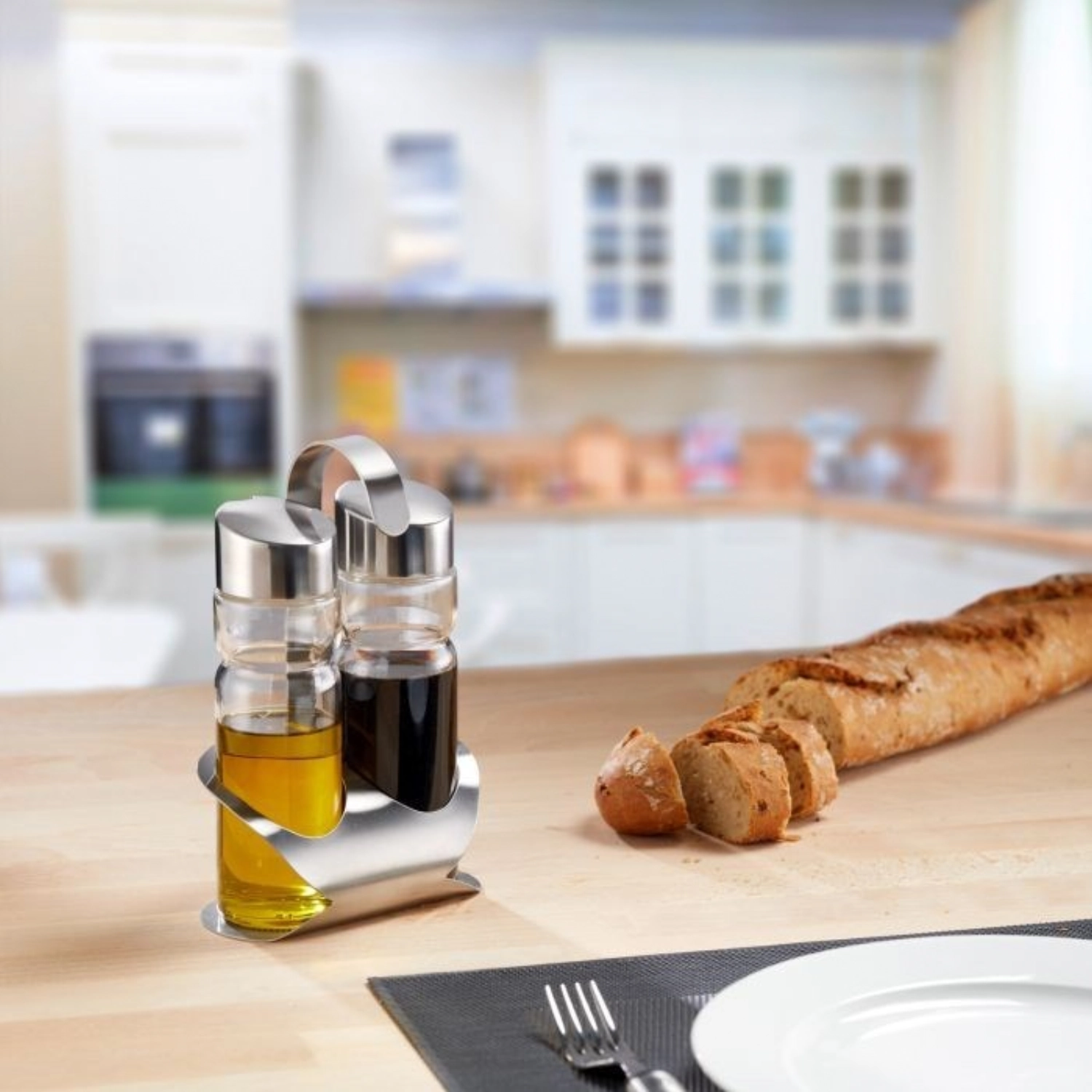 2-tlg. Set Wien Menage Essig und Öl