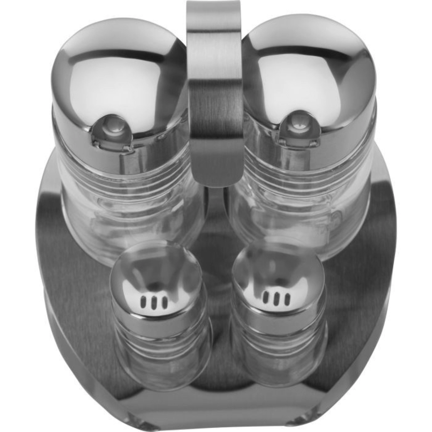 4er Set Wien Menage Salz, Pfeffer, Essig und Öl