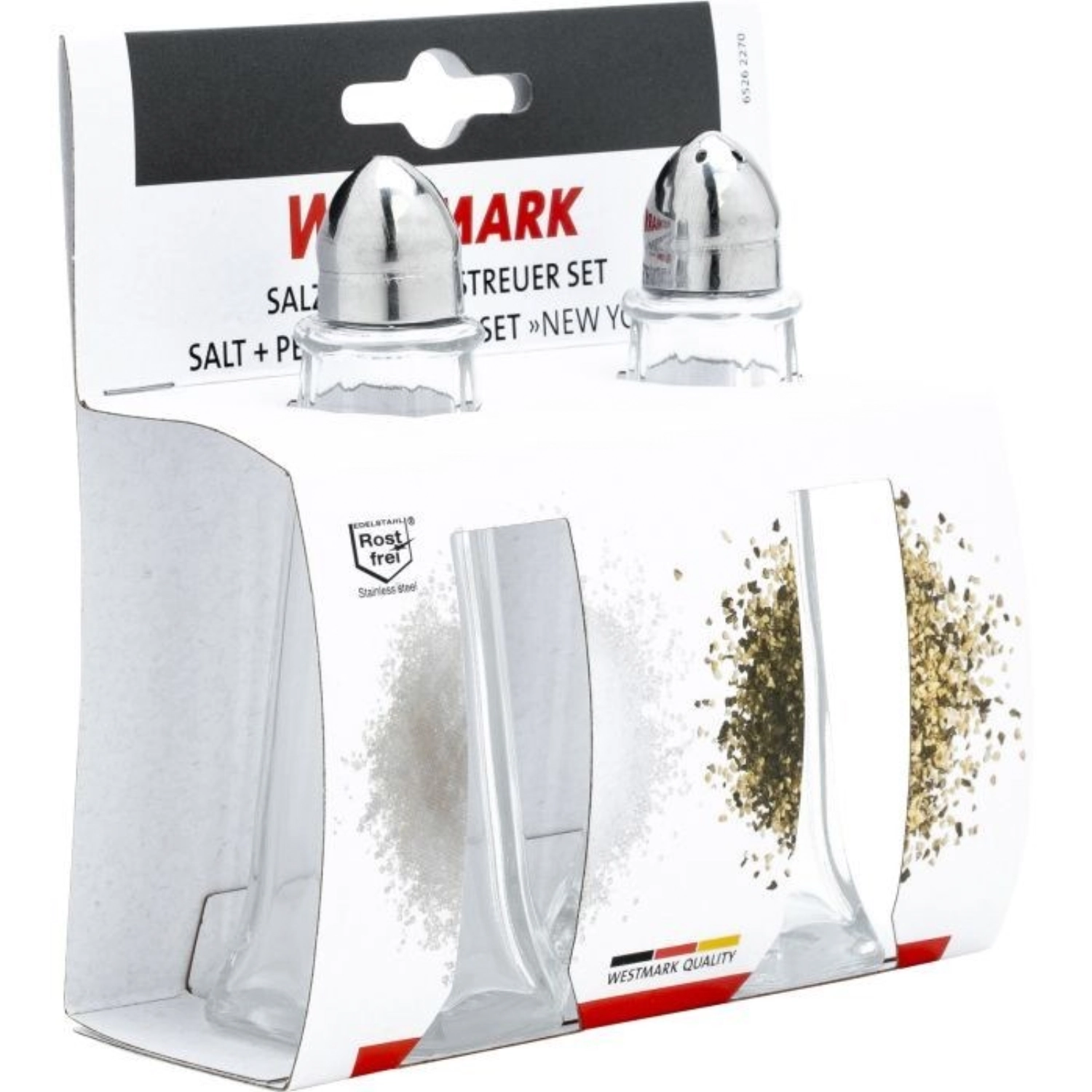 2 pcs. salière et poivrière new york