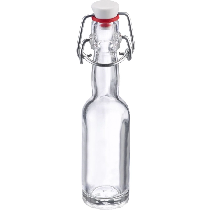 Mini-Bügelverschlussflasche rund, 40ml