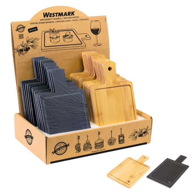 24 pcs. Présentoir Tapas et Friends Plaques à tapas