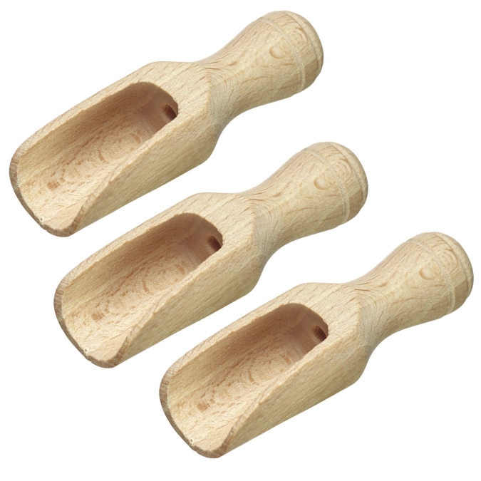 3er Set Mini Gewürzschaufeln