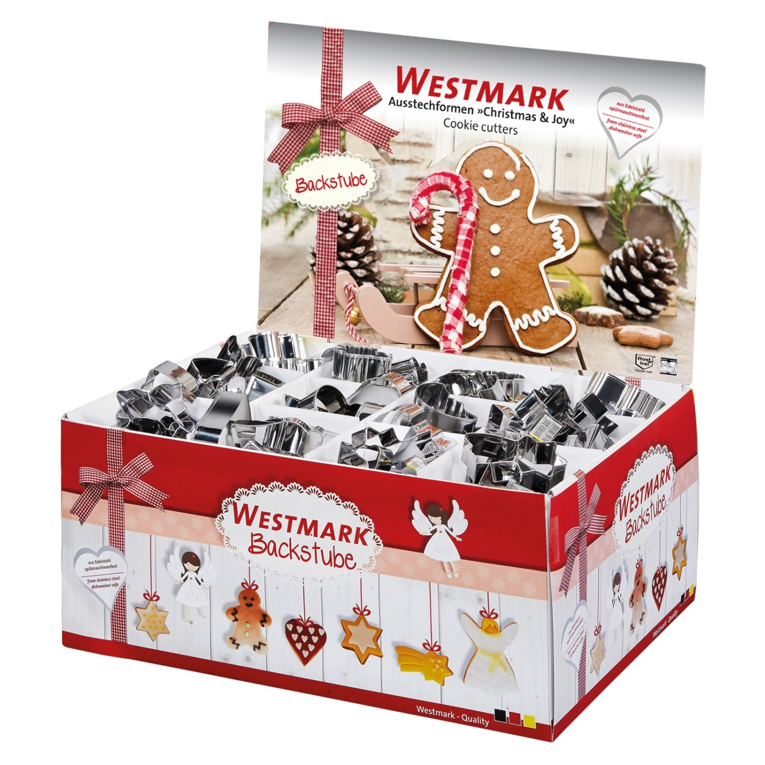 200 pcs. Présentoir Joy Emporte-pièces Christmas