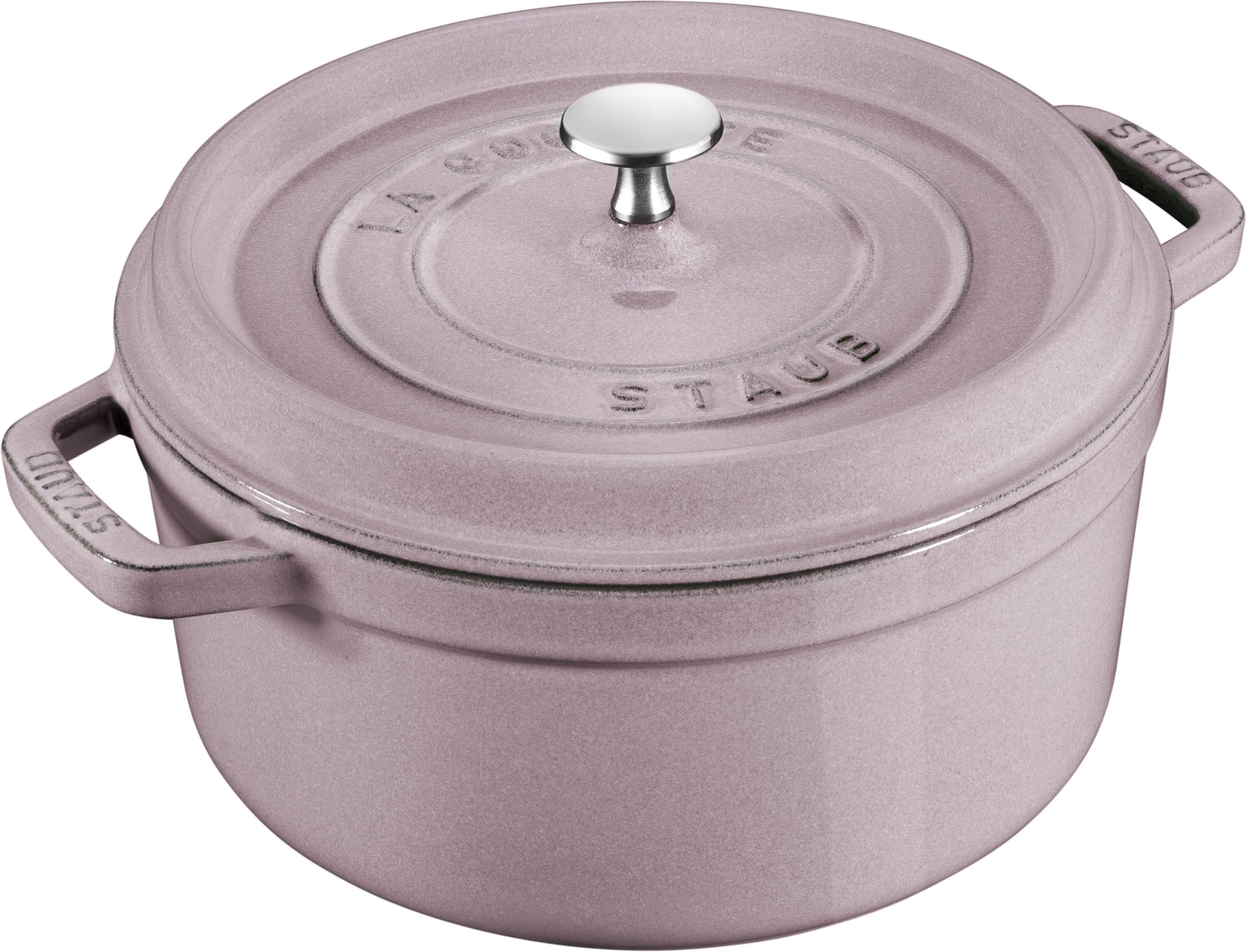 Cocotte 24 cm, ronde, cerisier en fleurs, fonte 3.8l